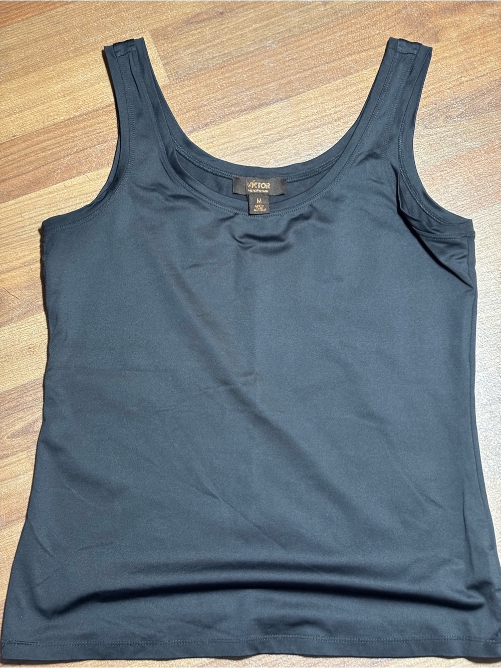 Victor Alfaro Gray Scoop Neck Tank Top